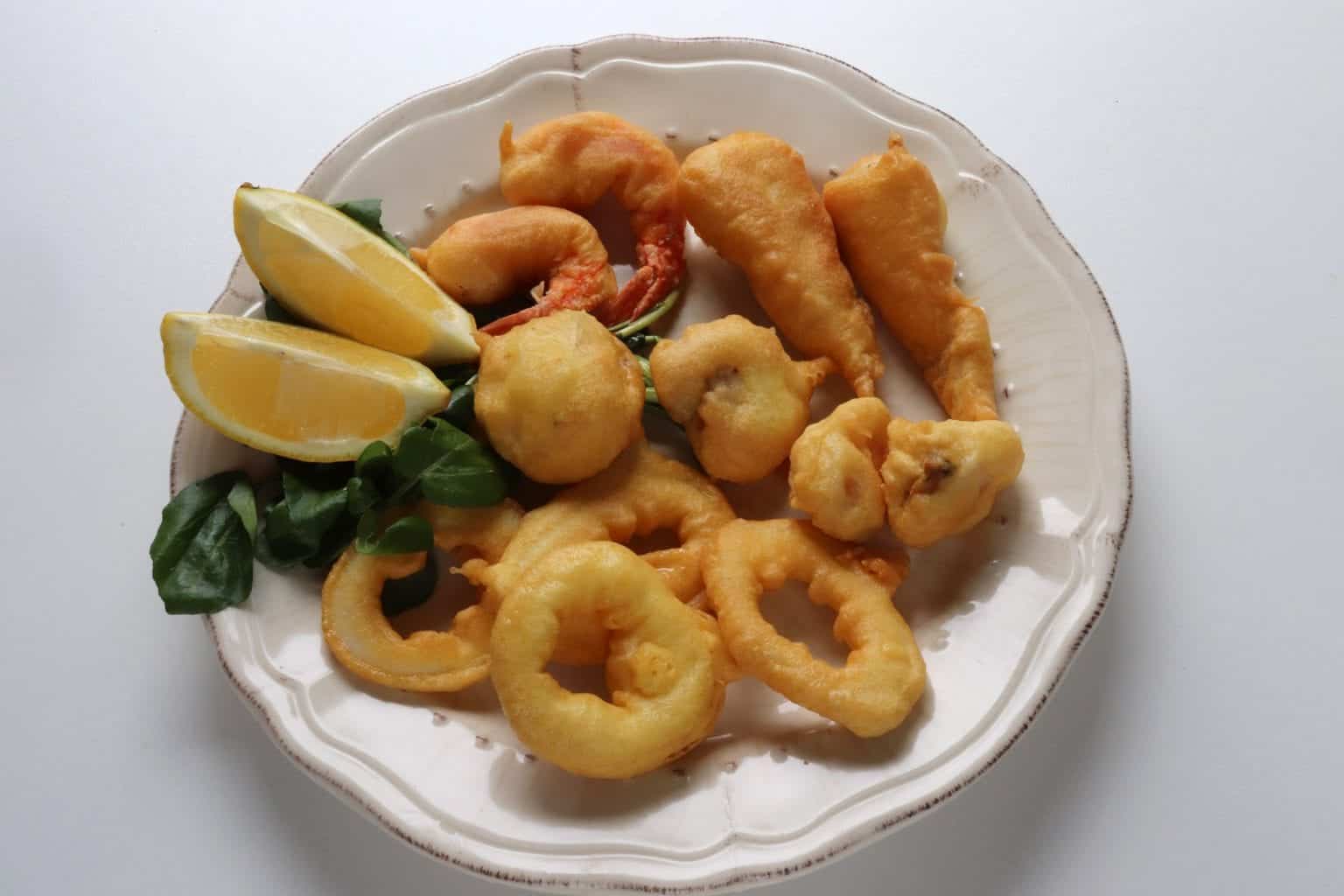 fritto misto la fantastique friture de poisson à l'italienne
