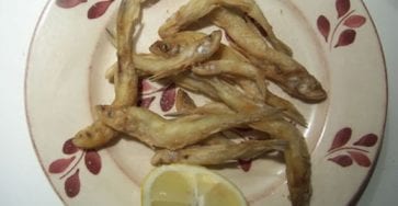friture d'éperlans
