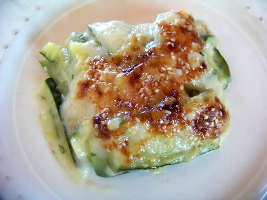 gratin de courgettes