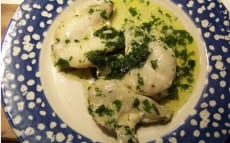 langues de morue en sauce verte