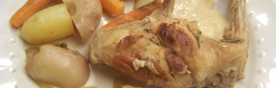 lapin à l'aïoli
