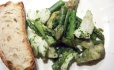 morue aux asperges et artichauts