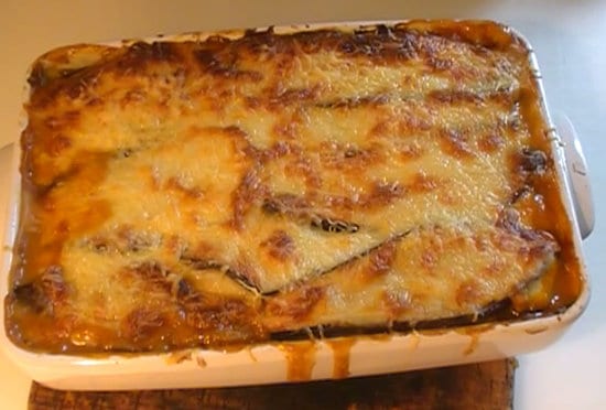 recette de la moussaka