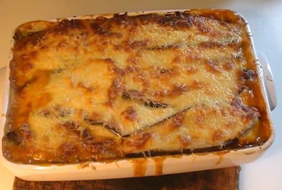 recette de la moussaka