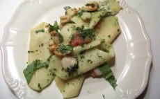 pennoni à la roquette et aux pétoncles