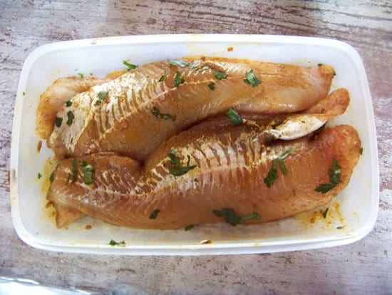 poisson à la chermoula