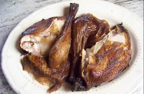 poulet fumé