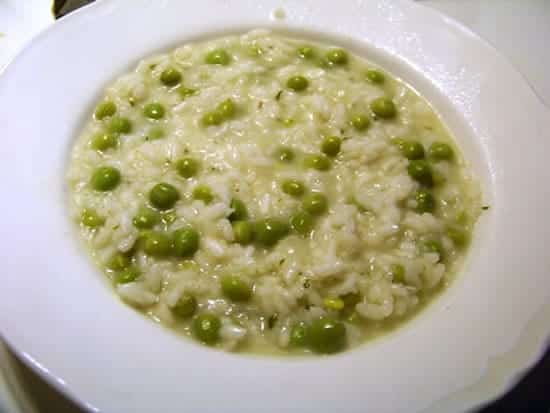 risi e bisi, le risotto aux petits pois