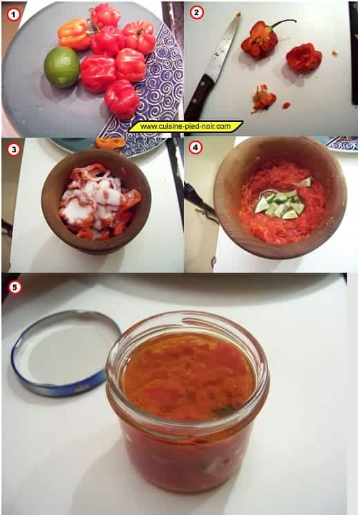 sauce au piment habanero