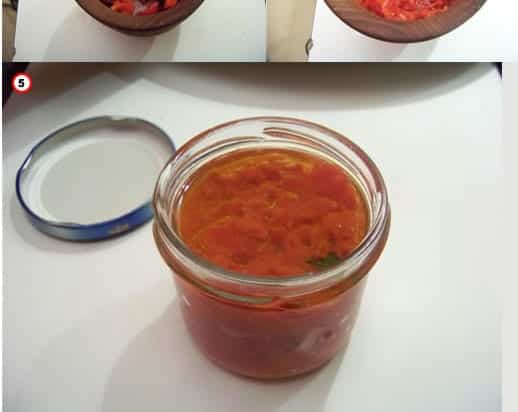 une sauce au piment habanero et citron vert