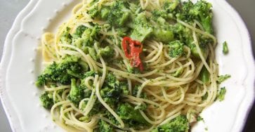spaghetti aux brocolis