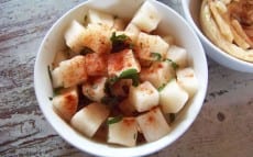 salade de navets à la coréenne