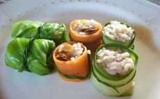 sushis aux légumes