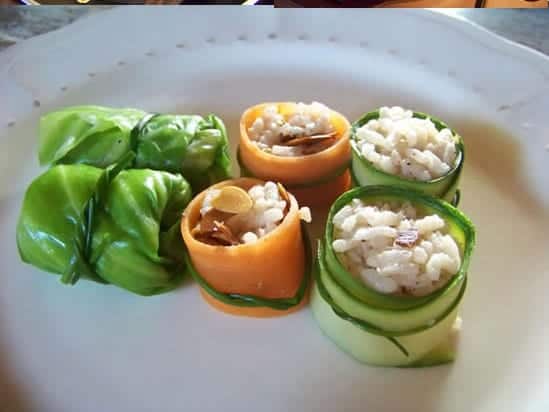 sushis aux légumes