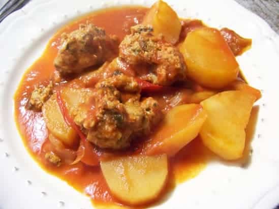 tajine de boulettes de sardines