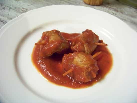 saltimboccas au vin d'Arbois