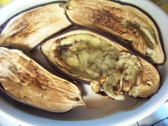 aubergines grillees