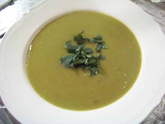 Soupe bissara aux pois cassés