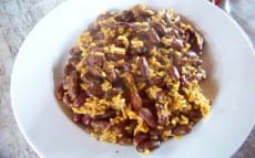 riz aux haricots