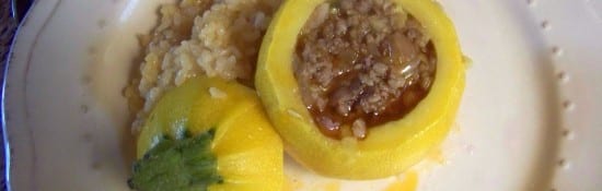 courgettes farcies façon longanisse