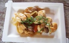 poulet express au basilic, olives et citronac