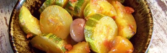 Salade de courgettes