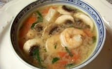soupe thaï aux crevettes