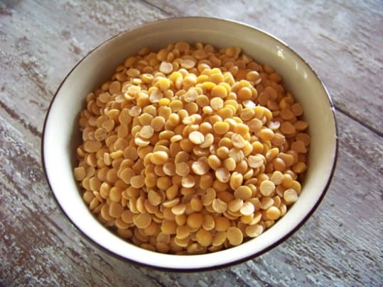 Toor dal, les lentilles les plus couramment utilisées dans la cuisine indienne