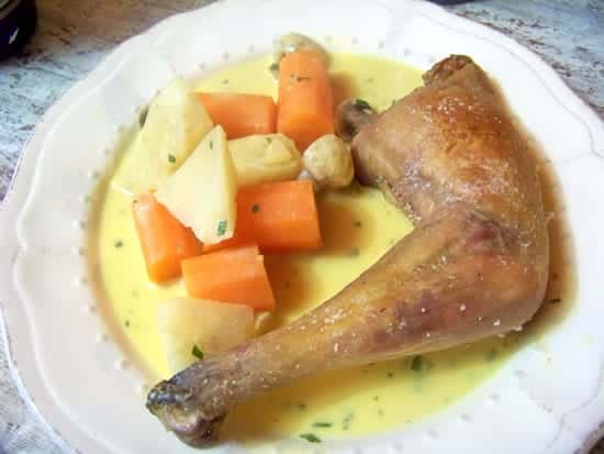 poulet sauce moutarde