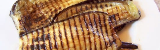 aubergines grillées