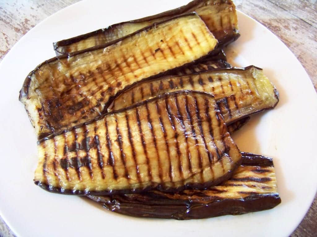 aubergines grillées