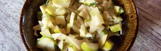 salade de pousses de bambou fraîches