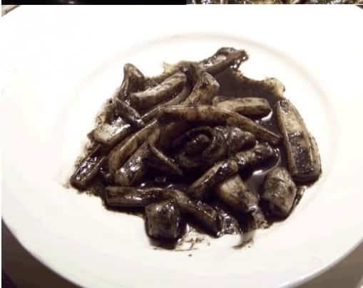 riz noir aux calmars