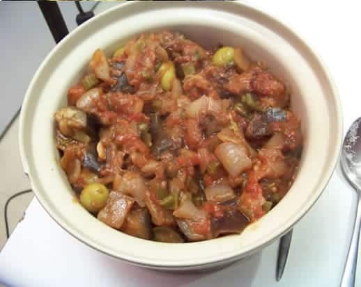 caponata d'aubergines