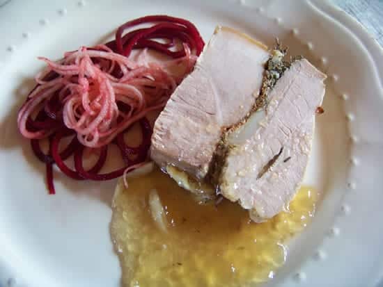rouelle à la porchetta