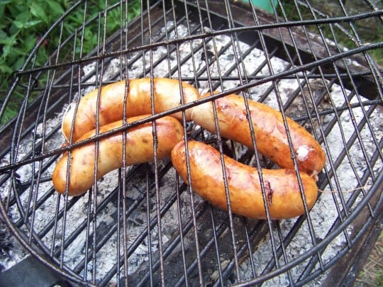 saucisses de dinde dans leur version fumée