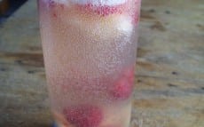 spritzer pêche framboise