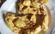 beignets de fleurs de courgette sans gluten