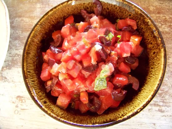 tartare de tomate