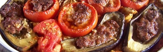 légumes farcis au riz