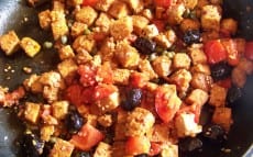 tofu frit au sésame
