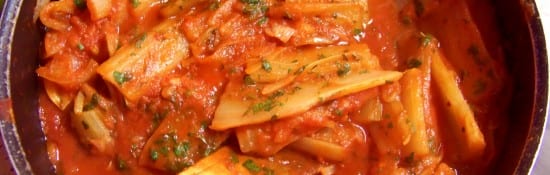 blettes à la tomate