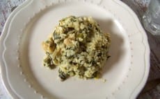Riz aux blettes et aux oeufs