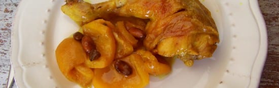 tajine aux nèfles et amandes grillées