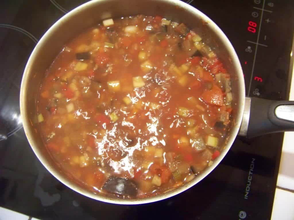 soupe d'automne aux légumes, riz et sarrasin