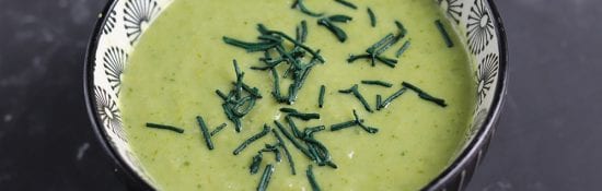 soupe de brocoli au moringa