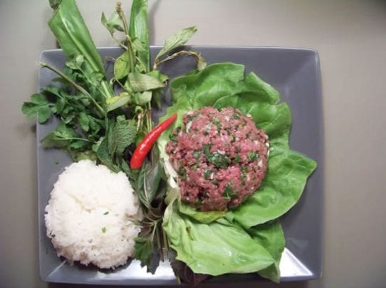 Recette Laotienne : Laab Au Boeuf